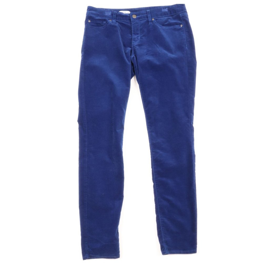 Gap 1969 Always Skinny Velour Pants	Blue	Size 29/8